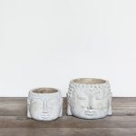 Buddha Pot White Matt