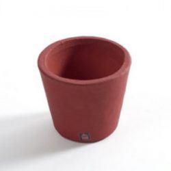 Pot Container, Burgundy