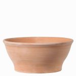 Terracotta Planter Bowl – White Garden