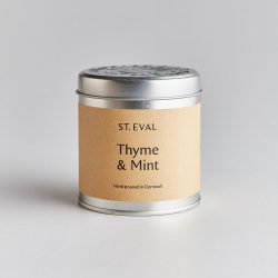 St. Eval Scented Tin Candle – Thyme & Mint