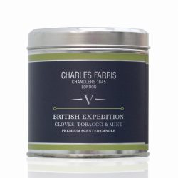 Charles Farris Signature Tin Candle – British Expedition