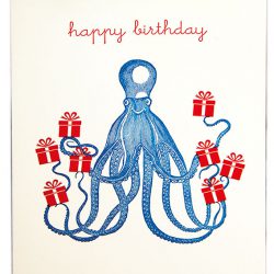 Octopus – Birthday Card