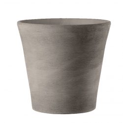 Vaso Conico Graphite Terracotta Pot – Primitivo