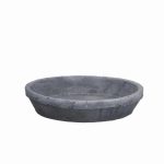 Grey Terracotta Round Saucer