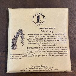 Runner Bean – Painted Lady