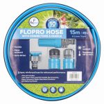 Flopro Hose 15m with Connectors & Nozzle