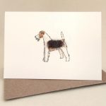 Mini Terrier Fox Card