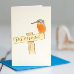 Mini Bird Kingfisher Card