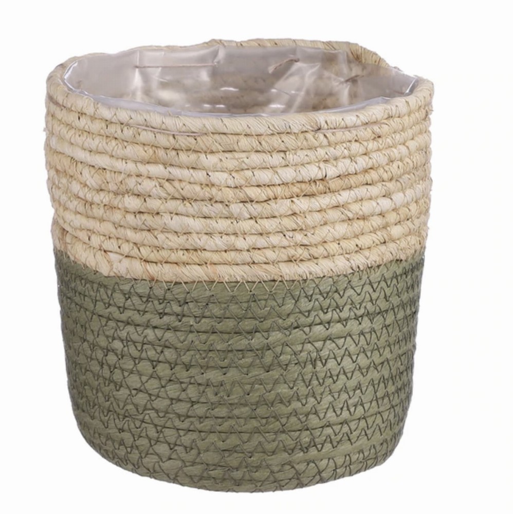 Rachel Basket Round Green