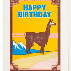 Birthday Llama – Card