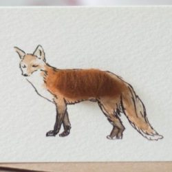 Mini Fox card