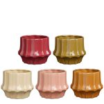 Sanna pot round green