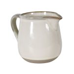 BEIGE CERAMIC MILK JUG