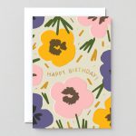 ‘Happy Birthday Flowers’ Card