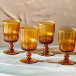 Fali Wine Glass – Amber