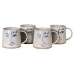 ABSTRACT FACE MUGS