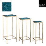 Atehena Side Table – Blue