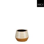 Serge pot round l. brown – h7xd9,5cm