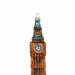 Painted Glass Big Ben Decoration