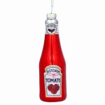 Bottle of Ketchup Glass Decoration