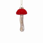 Red Flock/Gold Glas Toadstool