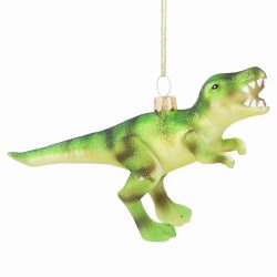 Glass T-Rex Decoration