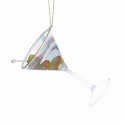 Glass Dirty Martini Decoration
