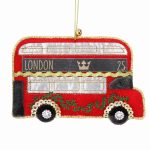 London Bus Lux Fabric Decoration