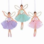 Pastel Resin/Fabric Fairy Decoration