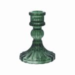 Emerald Green Glass Classic Candlestick