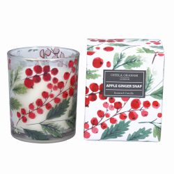 Red Berry Boxed Candle Pot