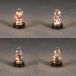 Decoration – Santa, Snowman & Tree Domes