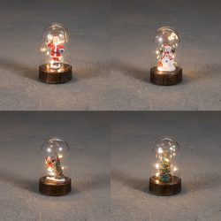 Decoration – Santa, Snowman & Tree Domes