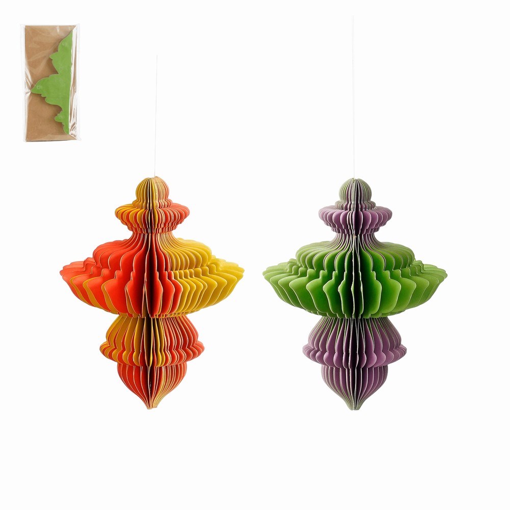 Ornament – Icicle Yellow & Green