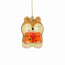 Decoration – Hamster with Present