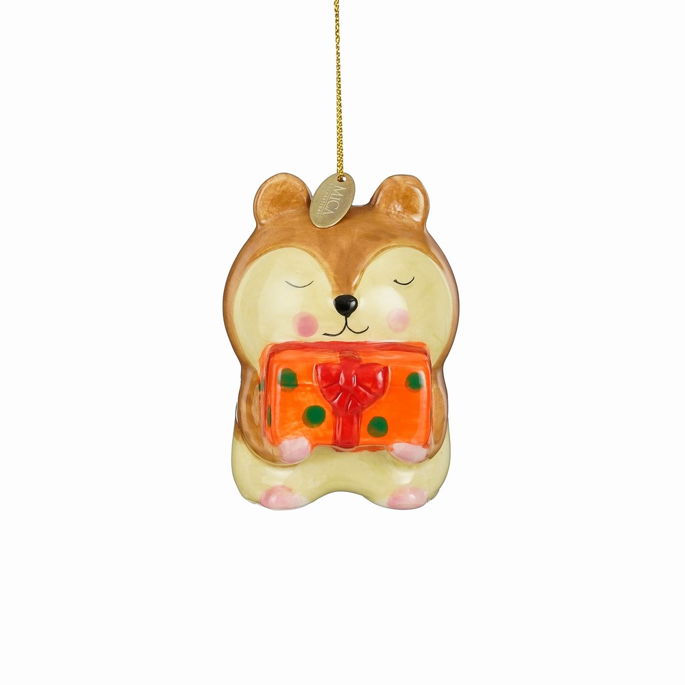 Decoration – Hamster with Present