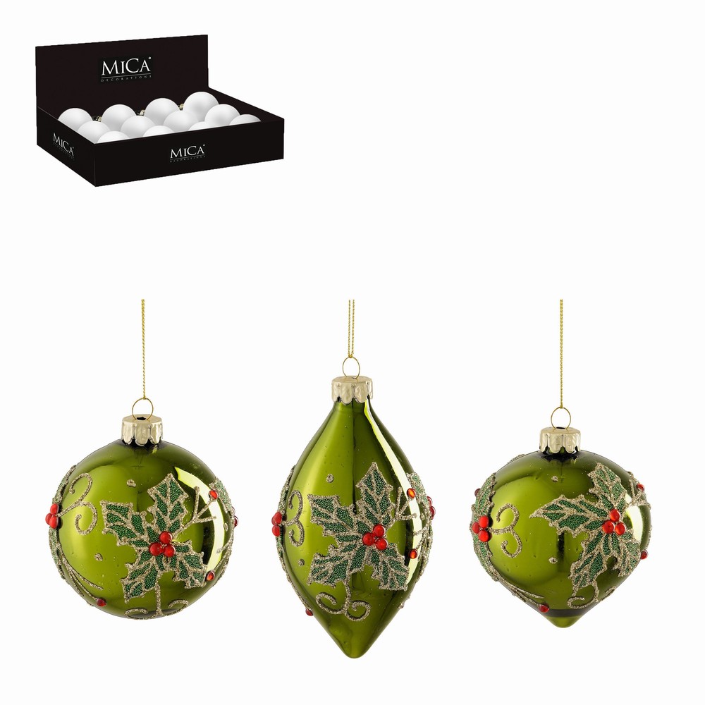Ornament – Bauble, Onion & Drop