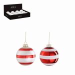 Bauble – Red & White Stripes