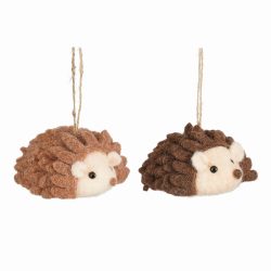 Ornament – Hedgehog (Brown & Dark Brown)