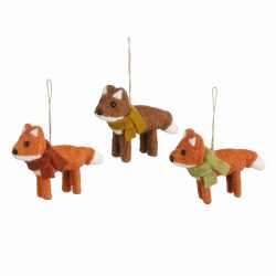 Decoration Ornament – Fox (Terra, Brown, Orange)