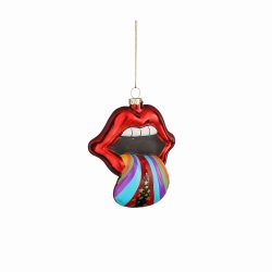 Disco Ornament – Lips Glass