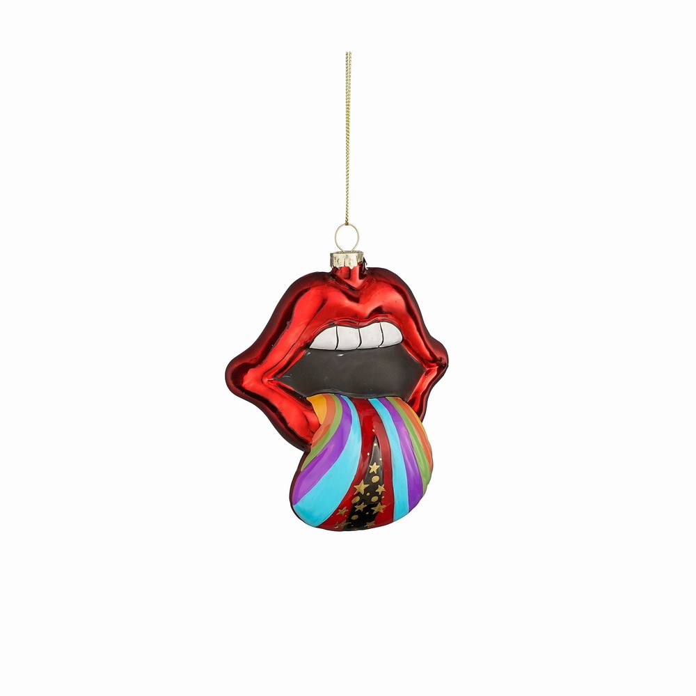 Disco Ornament – Lips Glass