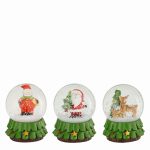 Decoration Waterglobe – Christmas Figurine Green