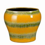 Troy Pot Round – Yellow