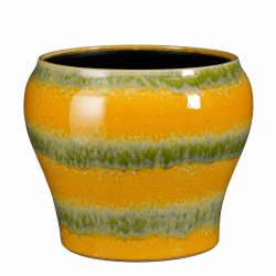 Troy Pot Round – Yellow