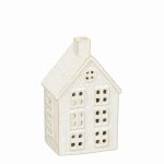 Tealight Holder House – Off White