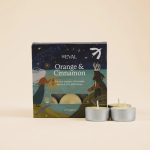Scented Tealights – Orange & Cinnamon