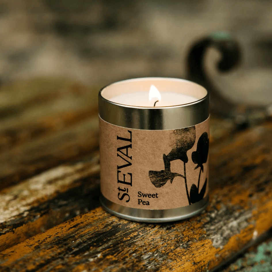 Scented Tin Candle - Sweet Pea - Image 2