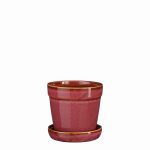 Clint Pot With Saucer – Pink