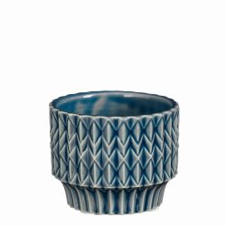 Lauria Pot Round – Blue